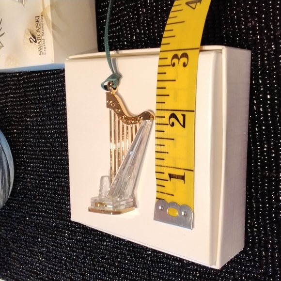 Swarovski Crystal harp ornament (#235907) - Picture 5 of 5
